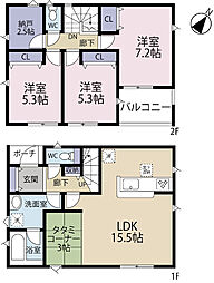 全2棟／1号棟　多目的に活用できるテレワークルーム