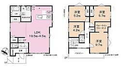 全1棟現場　24帖の広々リビング