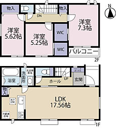 全3棟／Ｂ号棟　駐車スペース2台分可能