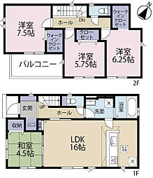 全1棟現場　緑豊かな住環境