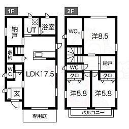 亀の井三丁目貸家