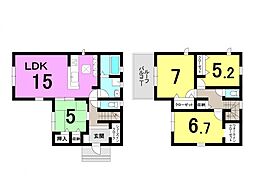 野洲市近江富士1丁目　新築　戸建て 　1号棟