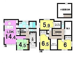 野洲市冨波乙　新築戸建て 　2-3-1号棟