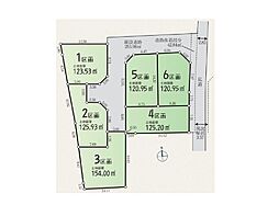 あきる野市上代継 売地 全6区画 5区画