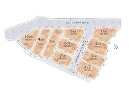 あきる野市平沢　売地　全10区画　6区画
