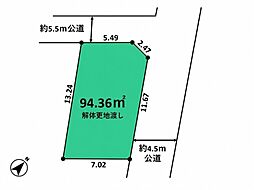 昭島市武蔵野2丁目　売地