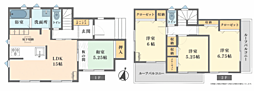 上日出谷 全居室南向き リナージュ中古戸建