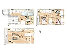 朝霞市宮戸2丁目　新築一戸建住宅　全1棟　(丸井志木店) 1号棟