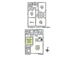 ふじみ野市仲1丁目　新築一戸建住宅　全3棟　(ふじみ野店) 3号棟