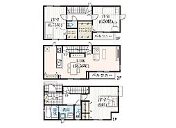 新座市東北1丁目　新築一戸建住宅　全4棟　(志木本店) 3号棟