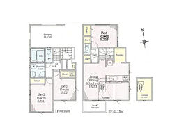 練馬区東大泉6丁目　新築一戸建住宅　全3棟　(保谷店) 1号棟