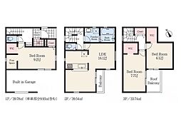 新座市野火止5丁目　新築一戸建住宅　全3棟　(志木本店) 3号棟