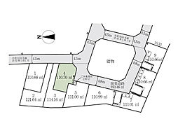 新座市畑中2丁目　建築条件無売地　全9区画　（丸井志木店） 4区画