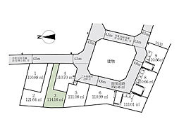 新座市畑中2丁目　建築条件無売地　全9区画　（丸井志木店） 3区画