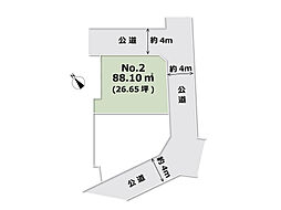 志木市本町2丁目　建築条件無売地　全2区画　（丸井志木店） No.2