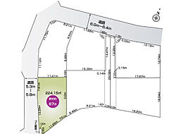 北群馬郡吉岡町北下「全6区画」6号地 「全6区画」6号地