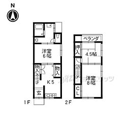 京都市山科区西野山桜ノ馬場町の一戸建て