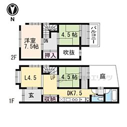 京都市中京区西ノ京右馬寮町の一戸建て