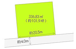 亘理町字下茨田　建築条件なし