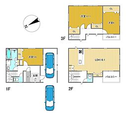万代3丁目・中古戸建