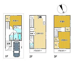 北加賀屋3丁目・新築戸建