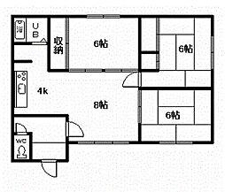 永山6-6二戸借家 2F
