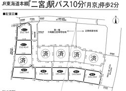 売地　大磯町月京第２ ＮＯ．５/全12区画