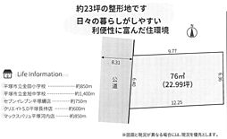 売地　平塚市長持　建築条件無し