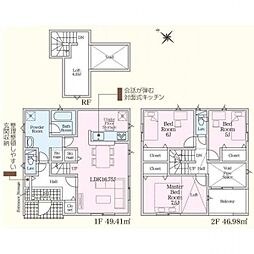 岡崎市上地町第7(全2棟)　1号棟