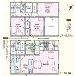 岡崎市上地町第7(全2棟)　2号棟