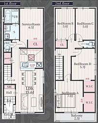 Terrechez岡崎市中島西町1期(全2棟)　1号棟