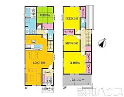 第4守山区吉根　全2棟　新築戸建 2号棟