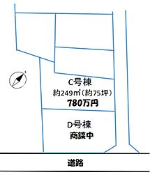 川越安比奈新田　C号棟　約75坪　780万