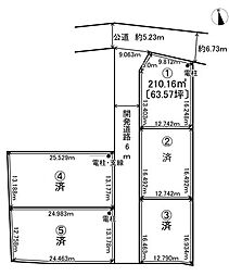 売土地 本巣市下真桑　5区画分譲地