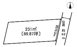本巣市曽井中島　売土地