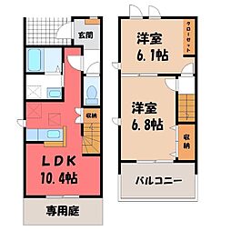 真岡市東郷の一戸建て