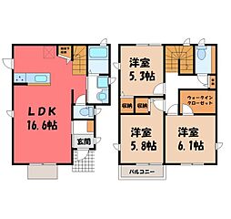 宇都宮市御幸町の一戸建て