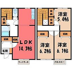 宇都宮市城東1丁目の一戸建て