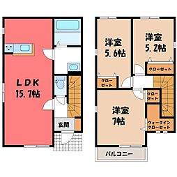 宇都宮市江曽島3丁目の一戸建て
