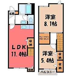 宇都宮市西川田南1丁目の一戸建て