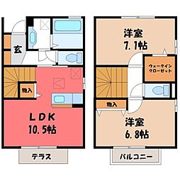 宇都宮市西川田町の一戸建て