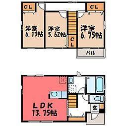 北一の沢貸家 B