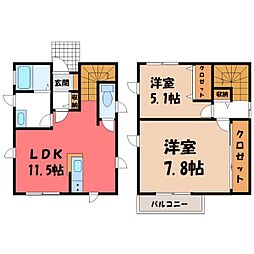 宇都宮市上御田町の一戸建て
