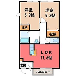 宇都宮市若松原1丁目の一戸建て