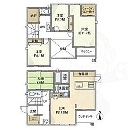 大津市青山４丁目の一戸建て
