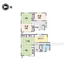 大久保町北ノ山14-2貸家