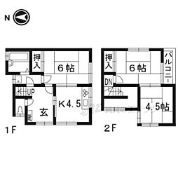 宇治市広野町宮谷の一戸建て