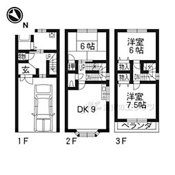 宇治市小倉町南堀池の一戸建て