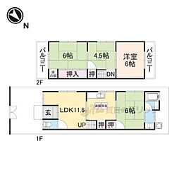 京都市山科区上野御所ノ内町の一戸建て