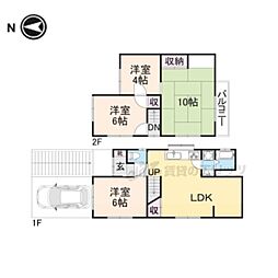 宇治市木幡御蔵山の一戸建て